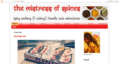 Desktop Screenshot of mistress-of-spices.net